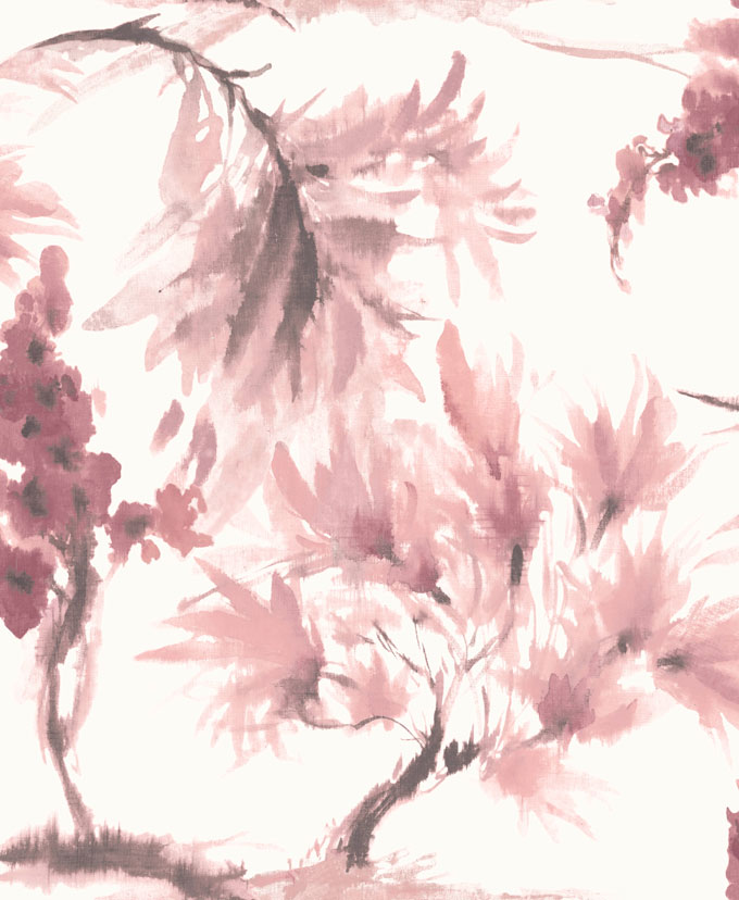 Обои 1838 Wallcoverings Capri Mimosa Pink Stucco 1905-124-03